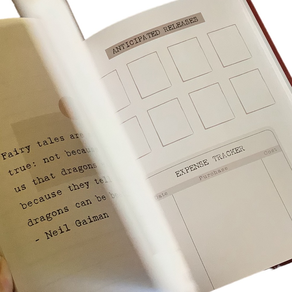 Reading Journal Planner New Hardback TBR - Picture 9 of 15